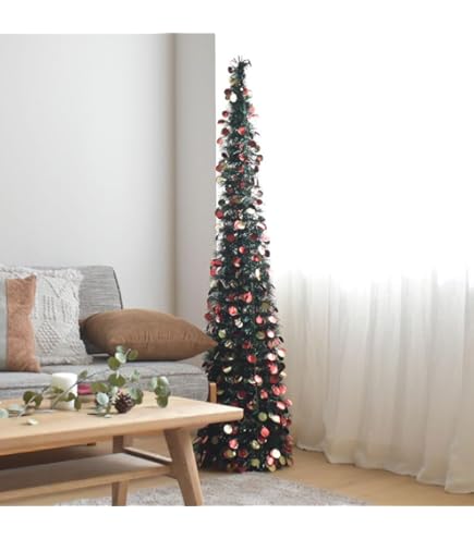 Amazon.co.jp: クリスマスツリー 5フィート 折りたたみ式ポップアップ